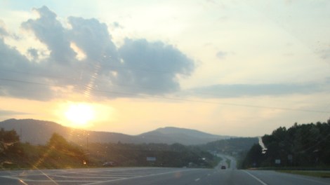 North Georgia mountain sunset