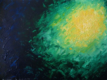 "Reflection", Acrylic, 9x12 in.